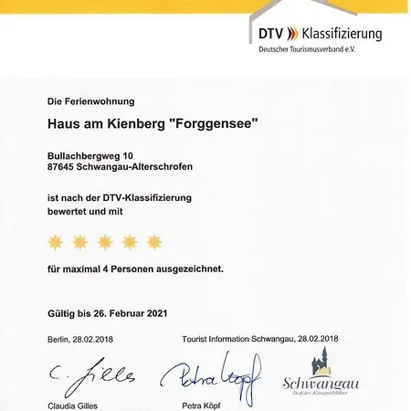 شقة Haus Am Kienberg *